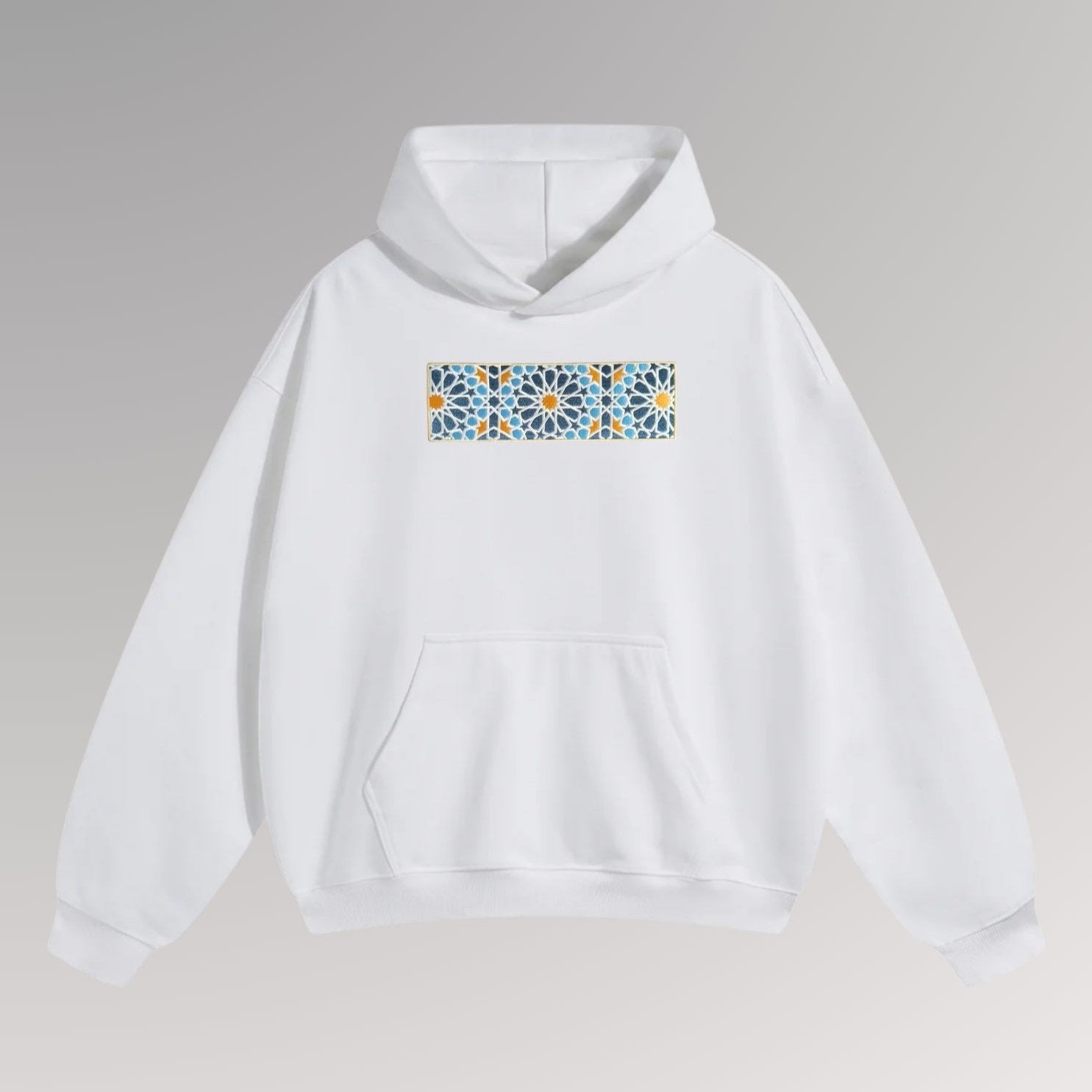 Hoodie Zellige Blanc